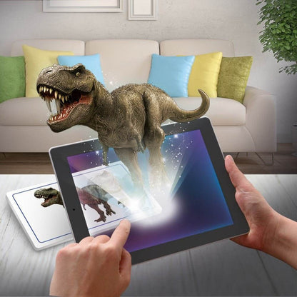 DESCOPERA DINOZAURUL T-REX & TRICERAPTOR FLUO STIINTA SI JOACA - Atelieru' lui Mesterica