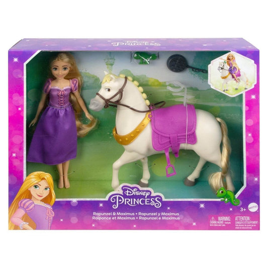 DISNEY PRINCESS SET PAPUSA RAPUNZEL SI CALUL MAXIMUS - Atelieru' lui Mesterica