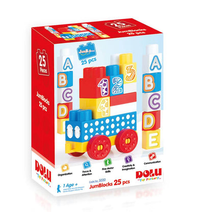 Cuburi de construit din plastic - 25 piese - Atelieru' lui Mesterica