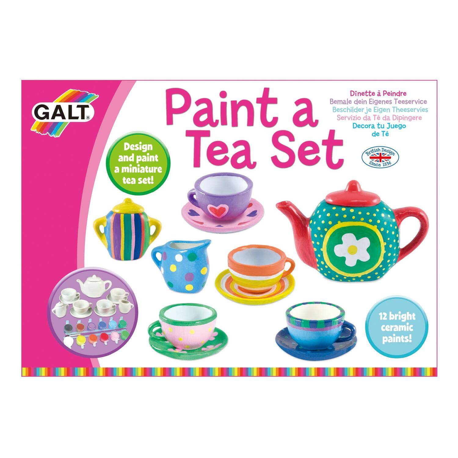Set ceramica: Picteaza un set de ceai - Atelieru' lui Mesterica