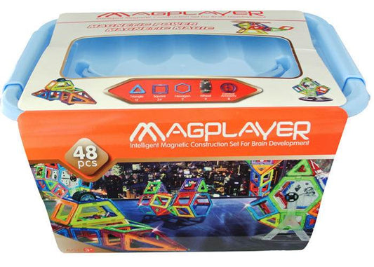 Joc de constructie magnetic - 48 piese - Atelieru' lui Mesterica
