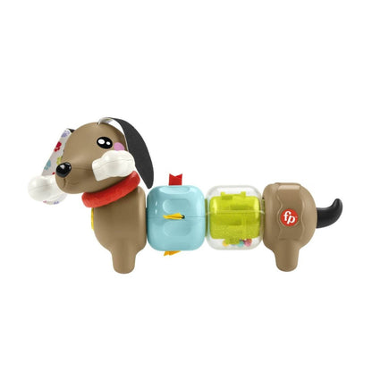 FISHER PRICE JUCARIE CATELUS DE ACTIVITATE PENTRU BEBELUSI CLICK AND SPIN - Atelieru' lui Mesterica