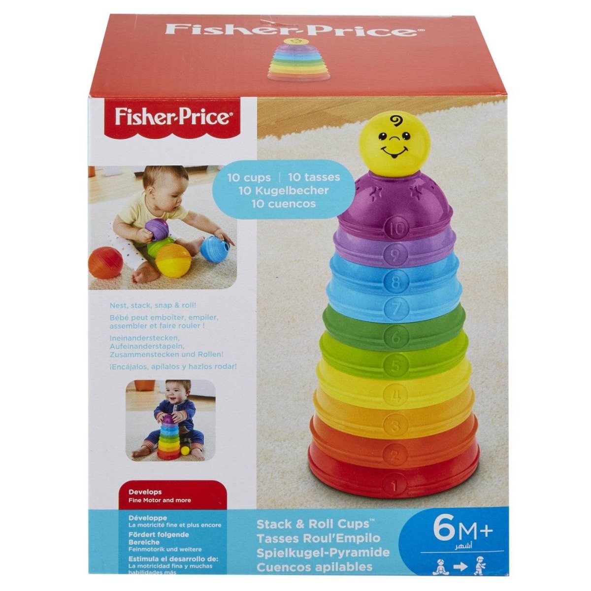 FISHER PRICE PIRAMIDA CUPELOR - Atelieru' lui Mesterica