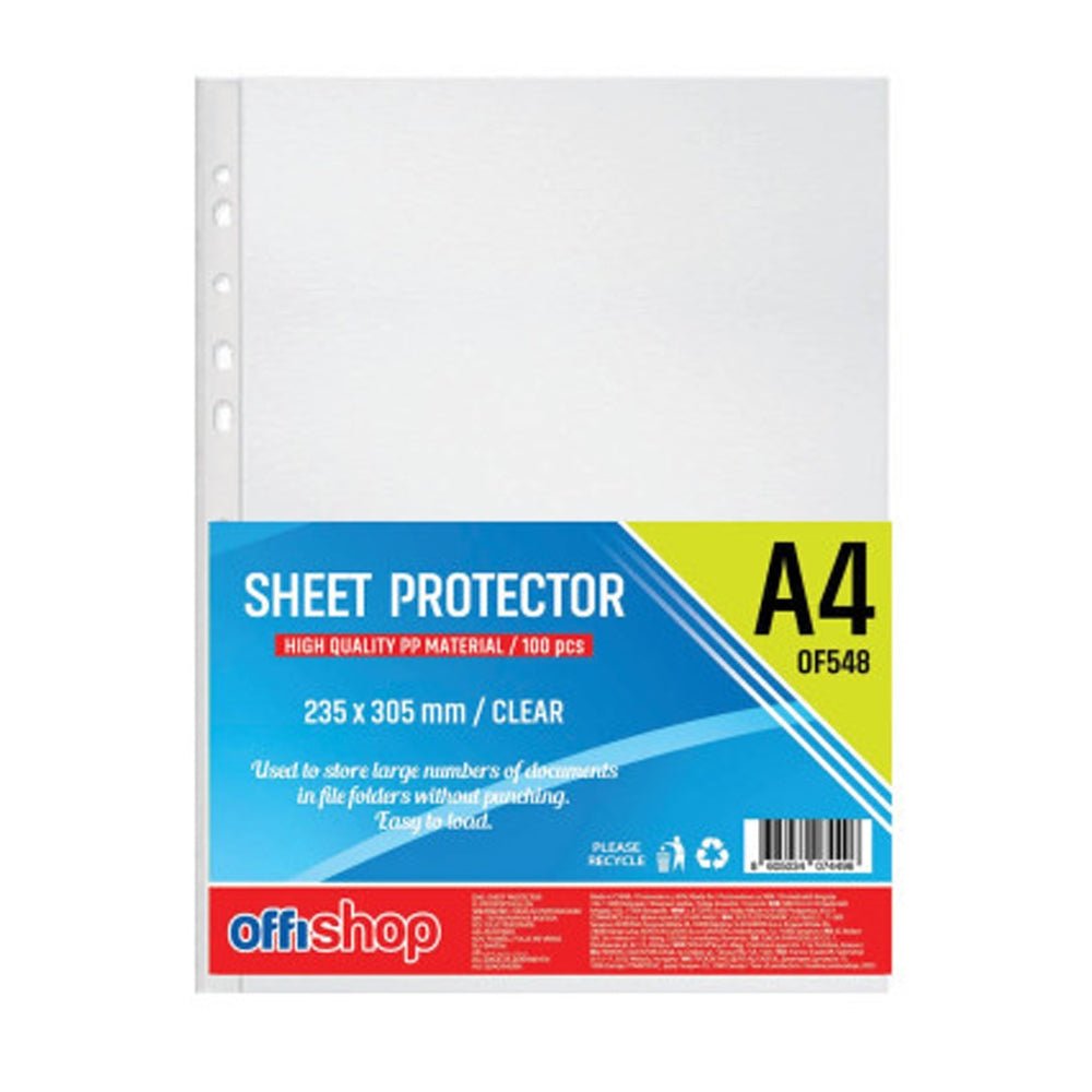 Folie protectie A4, Cristal Clear, 100 buc/set - OFFISHOP Atelieru' lui Mesterica | Jucarii, haine si incaltaminte pentru copii
