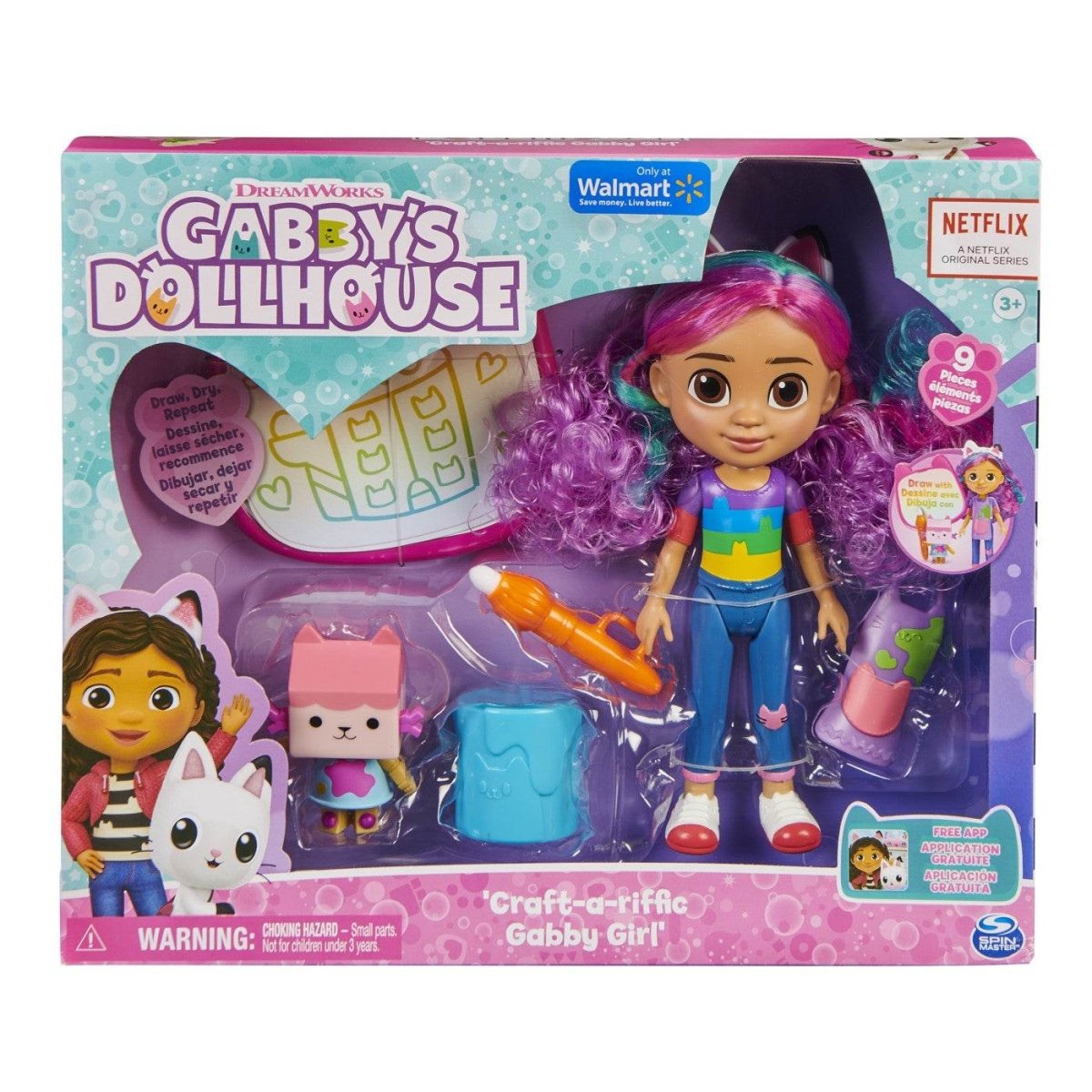 GABBYS DOLLHOUSE PAPUSA GABBY SI SET DE CREATIE Atelieru' lui Mesterica | Jucarii, haine si incaltaminte pentru copii