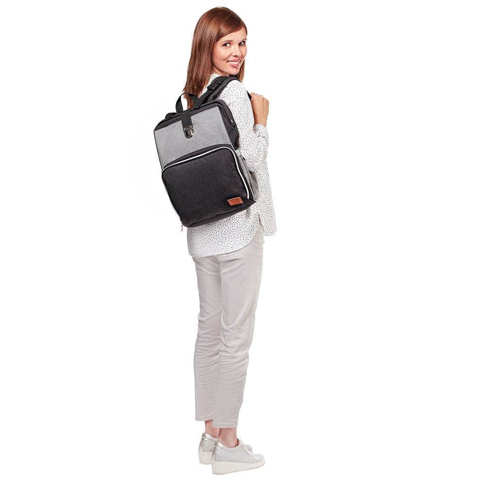 GEANTA MULTIFUNCTIONALA MAMICI KINDERKRAFT MOLLY, BLACK Atelieru' lui Mesterica | Jucarii, haine si incaltaminte pentru copii