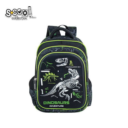 Ghiozdan 3D DINOSAURS, 38x35x20 cm - S-COOL