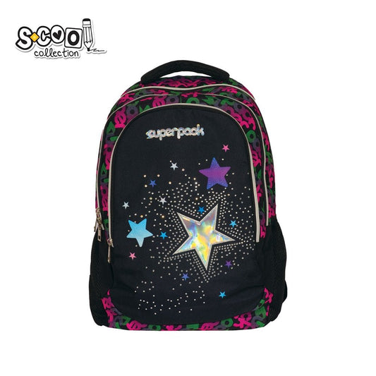 Ghiozdan compartiment laptop, SUPERPACK, 41x29x15 cm - S - COOL Atelieru' lui Mesterica | Jucarii, haine si incaltaminte pentru copii