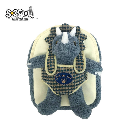 Ghiozdan gradinita BABY ANIMALS, RHINO, 23x8x28 cm - S - COOL Atelieru' lui Mesterica | Jucarii, haine si incaltaminte pentru copii