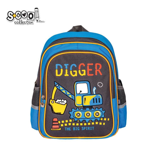 Ghiozdan gradinita DIGGER, 33x27x15 cm - S - COOL Atelieru' lui Mesterica | Jucarii, haine si incaltaminte pentru copii