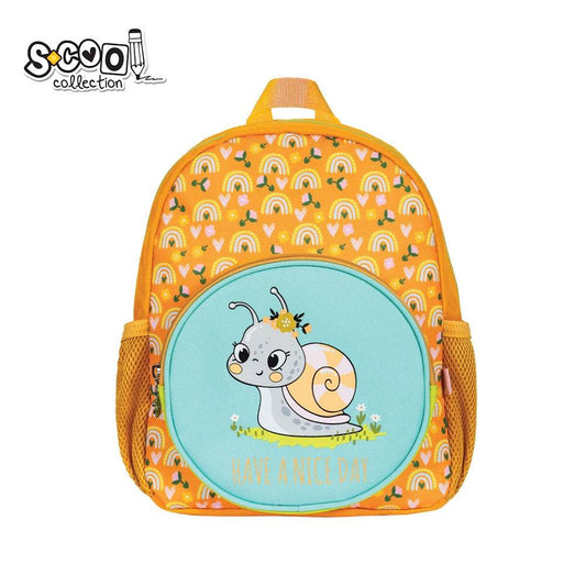 Ghiozdan gradinita HAPPY SNAIL, 31x24x9 cm - S - COOL Atelieru' lui Mesterica | Jucarii, haine si incaltaminte pentru copii