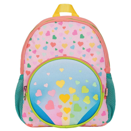 Ghiozdan gradinita HEARTS, 31x24x9 cm - S - COOL Atelieru' lui Mesterica | Jucarii, haine si incaltaminte pentru copii