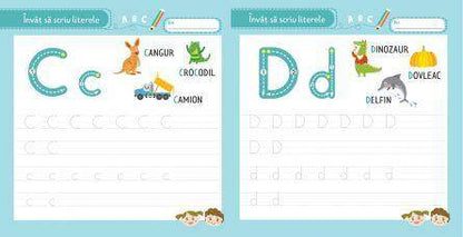 Invat sa scriu literele - Atelieru' lui Mesterica