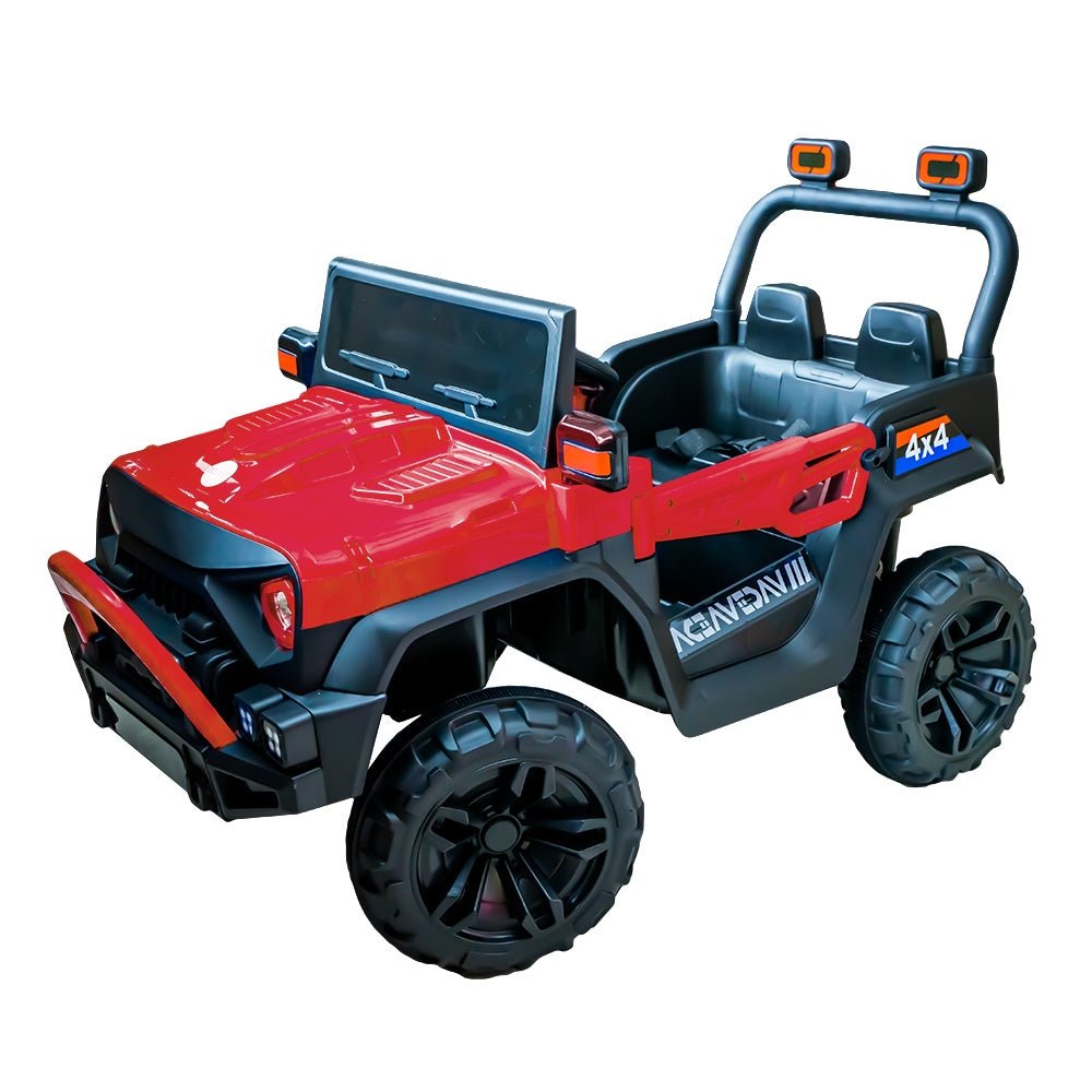 Jeep cu acumulator, 2 motoare, 12V Atelieru' lui Mesterica | Jucarii, haine si incaltaminte pentru copii