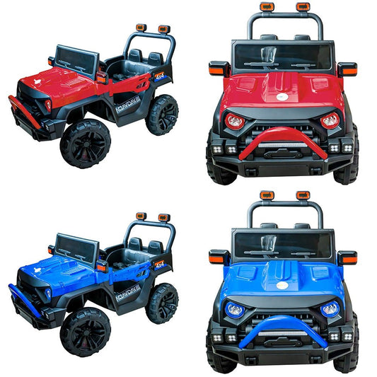 Jeep cu acumulator, 2 motoare, 12V Atelieru' lui Mesterica | Jucarii, haine si incaltaminte pentru copii
