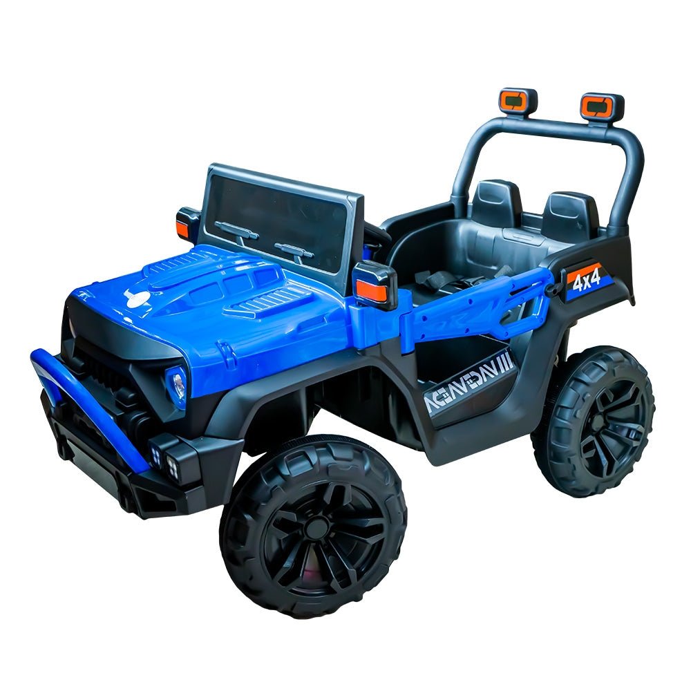 Jeep cu acumulator, 2 motoare, 12V Atelieru' lui Mesterica | Jucarii, haine si incaltaminte pentru copii
