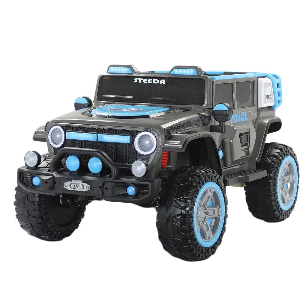 Jeep cu acumulator, 4 motoare, 12V Atelieru' lui Mesterica | Jucarii, haine si incaltaminte pentru copii