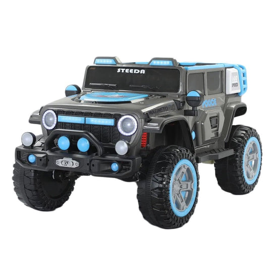 Jeep cu acumulator, 4 motoare, 12V Atelieru' lui Mesterica | Jucarii, haine si incaltaminte pentru copii
