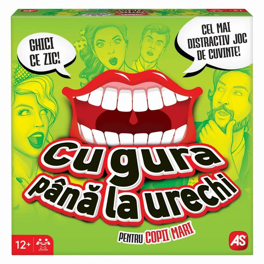 JOC CU GURA PANA LA URECHI PENTRU COPII MARI - Atelieru' lui Mesterica