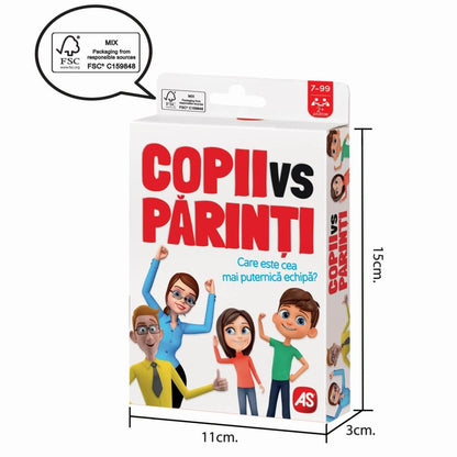 JOC DE CARTI COPII VS PARINTI - Atelieru' lui Mesterica