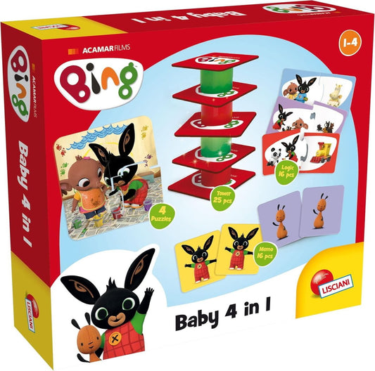 Joc de logica 4 in 1 - Bing Atelieru' lui Mesterica | Jucarii, haine si incaltaminte pentru copii