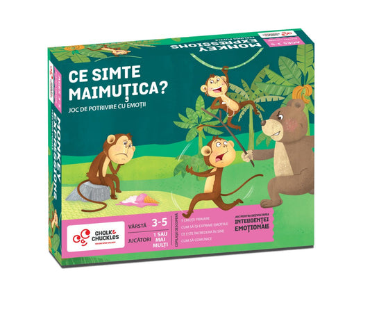 Joc de potrivire - Ce simte maimutica? Atelieru' lui Mesterica | Jucarii, haine si incaltaminte pentru copii