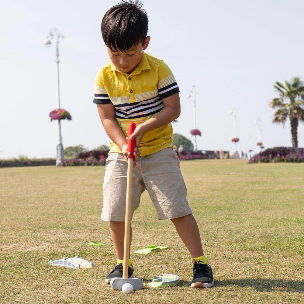 Joc Mini - Golf din lemn Atelieru' lui Mesterica | Jucarii, haine si incaltaminte pentru copii