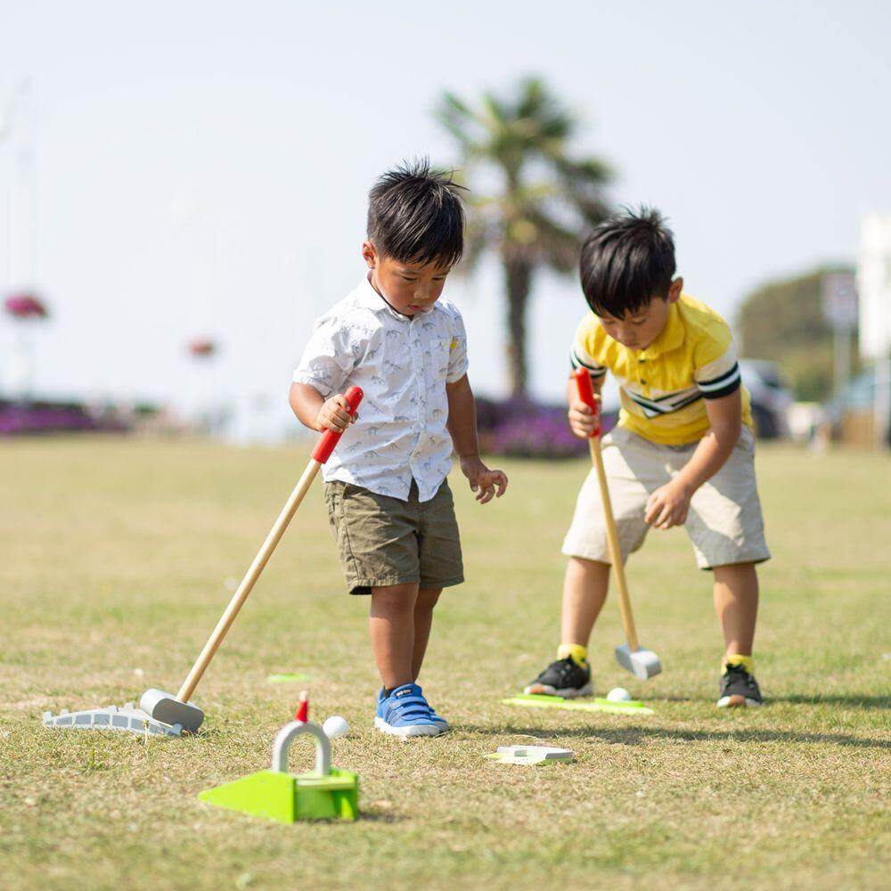 Joc Mini - Golf din lemn Atelieru' lui Mesterica | Jucarii, haine si incaltaminte pentru copii