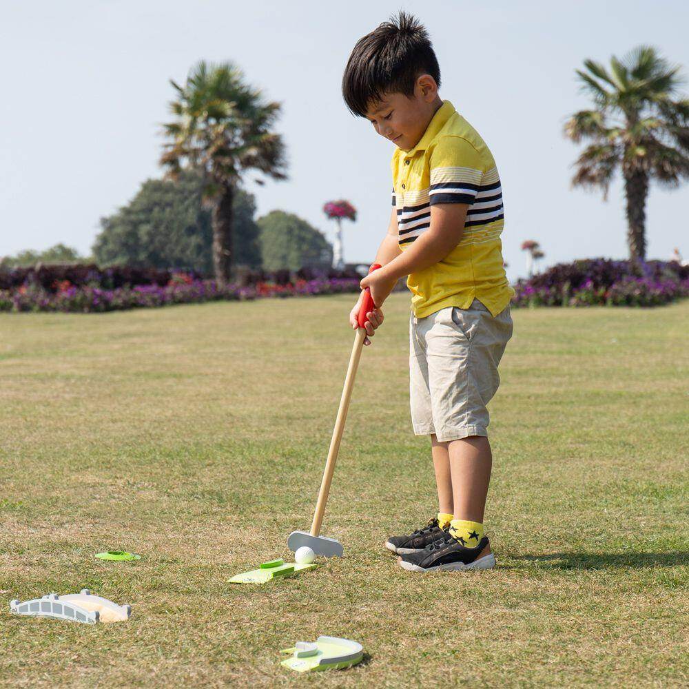Joc Mini - Golf din lemn Atelieru' lui Mesterica | Jucarii, haine si incaltaminte pentru copii