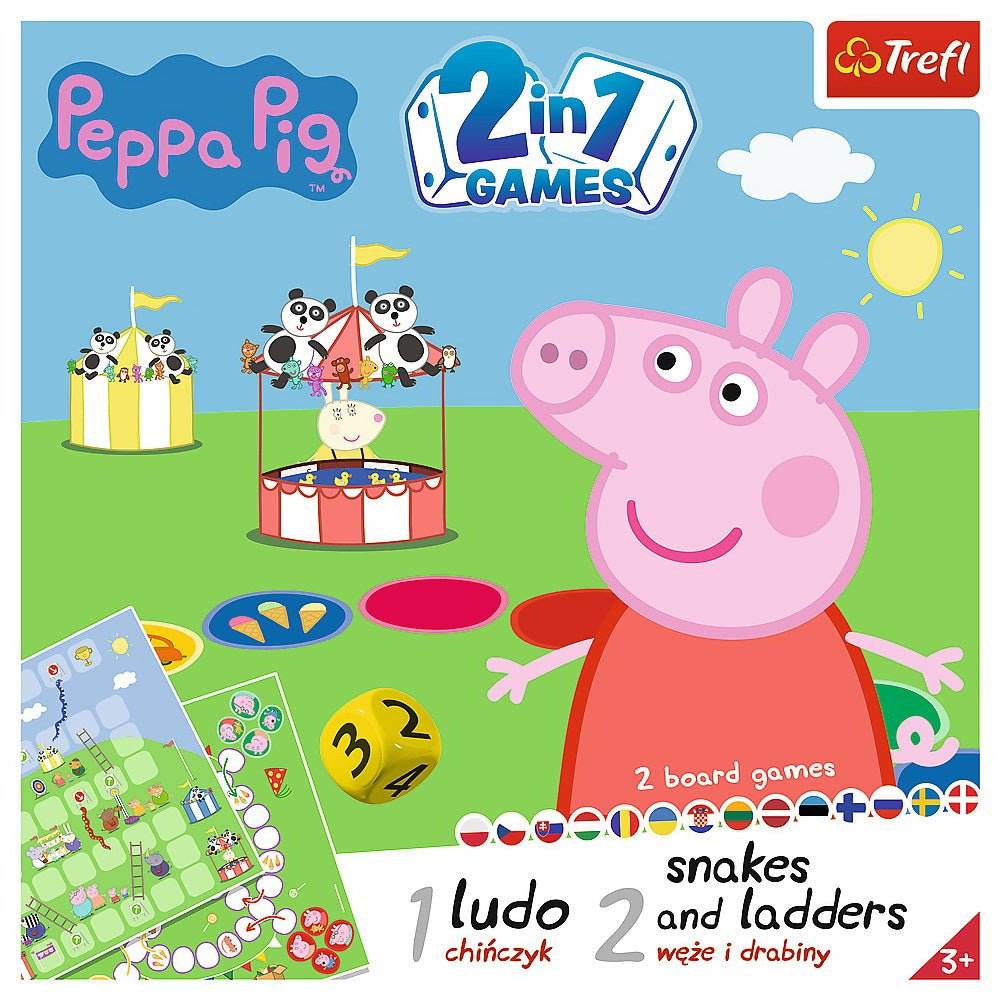 JOC PEPPA PIG 2IN1 LUDO SI SERPISORI SCARI - Atelieru' lui Mesterica