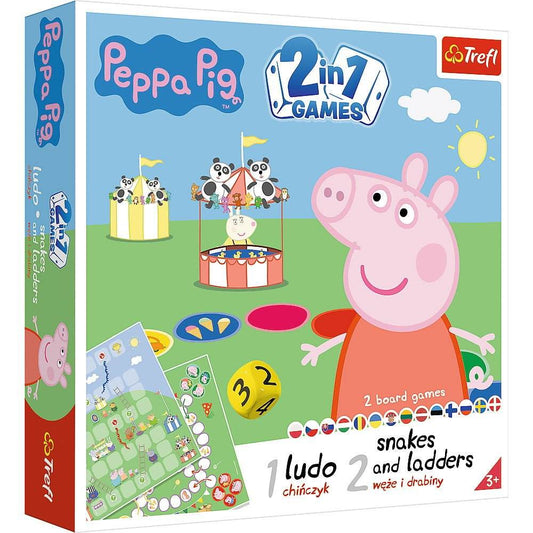 JOC PEPPA PIG 2IN1 LUDO SI SERPISORI SCARI - Atelieru' lui Mesterica