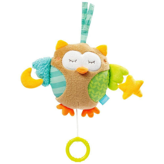 Jucarie muzicala - Bufnita somnoroasa (18 cm) Atelieru' lui Mesterica | Jucarii, haine si incaltaminte pentru copii