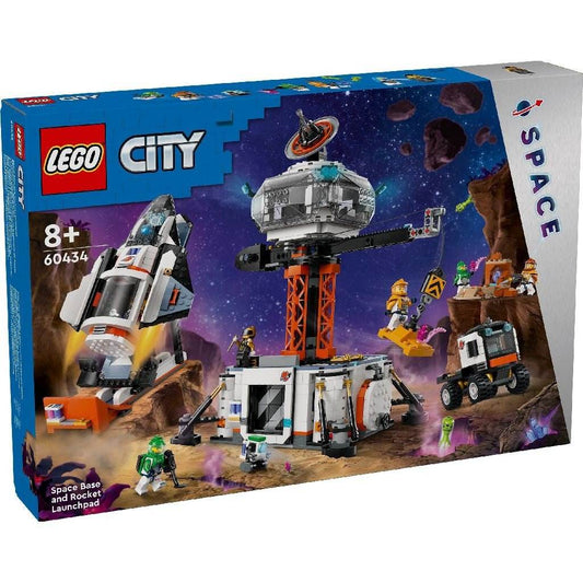 LEGO CITY BAZA SPATIALA SI PLATFORMA DE LANSARE A RACHETEI 60434 - Atelieru' lui Mesterica