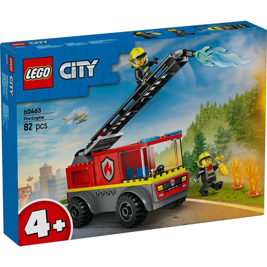 LEGO CITY CAMION DE POMPIERI CU SCARA 60463 - Atelieru' lui Mesterica