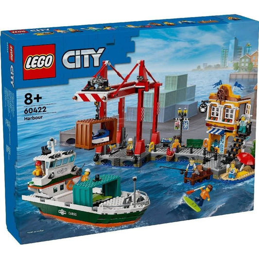LEGO CITY PORT SI NAVA DE TRANSPORT MARFA 60422 - Atelieru' lui Mesterica