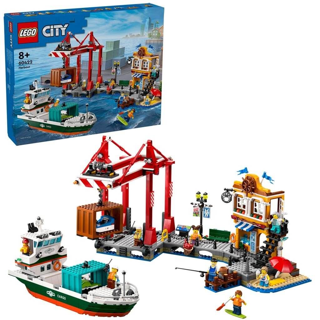 LEGO CITY PORT SI NAVA DE TRANSPORT MARFA 60422 - Atelieru' lui Mesterica