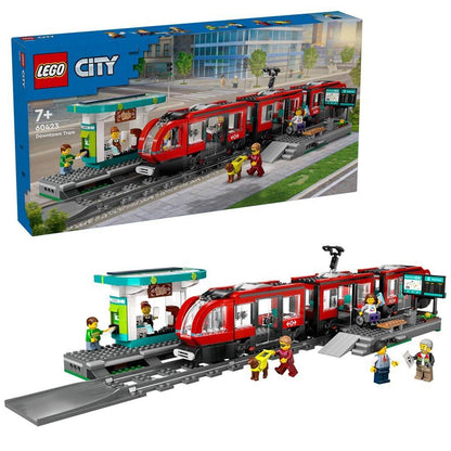 LEGO CITY TRAINS STATIE SI TRAMVAI IN CENTRUL ORASULUI 60423 Atelieru' lui Mesterica | Jucarii, haine si incaltaminte pentru copii