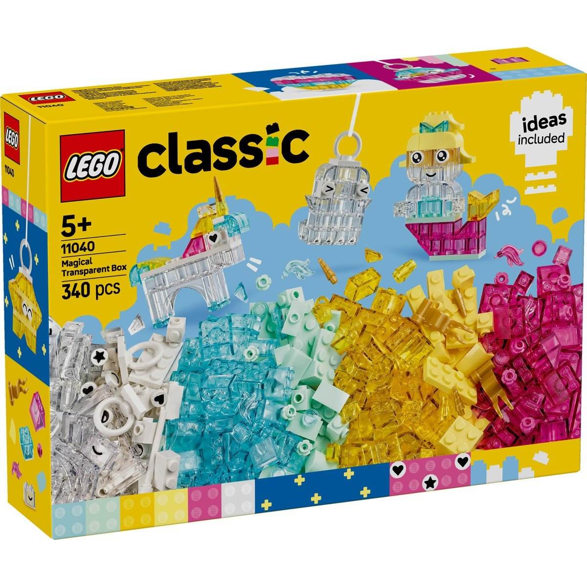 LEGO CLASSIC CUTIE TRANSPARENTA MAGICA 11040 - Atelieru' lui Mesterica