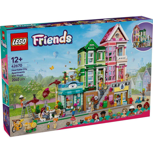 LEGO FRIENDS APARTAMENTE SI MAGAZINE ÎN ORASUL HEARTLAKE 42670 - Atelieru' lui Mesterica