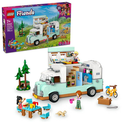 LEGO FRIENDS AVENTURA ÎN RULOTA CU PRIETENII 42663 Atelieru' lui Mesterica | Jucarii, haine si incaltaminte pentru copii
