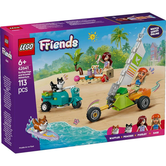 LEGO FRIENDS AVENTURI CU CATEI LA SURFING SI PE SCUTER 42641 - Atelieru' lui Mesterica