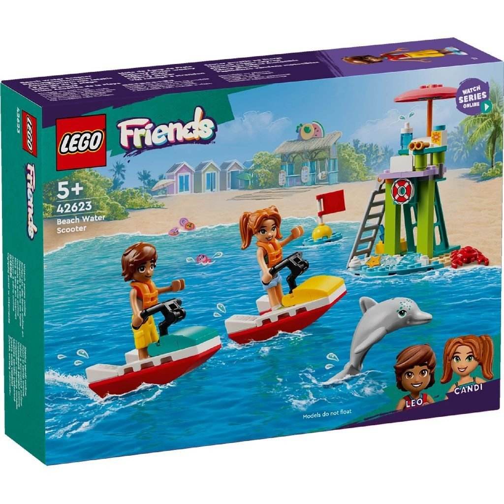 LEGO FRIENDS SCUTER ACVATIC PE LITORAL 42623 - Atelieru' lui Mesterica