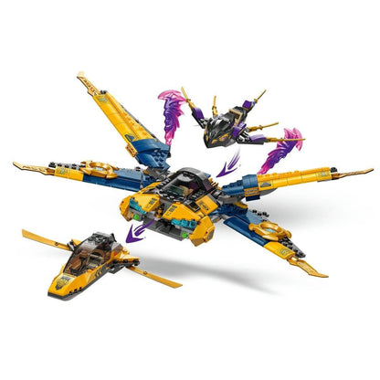 LEGO NINJAGO SUPERAVIONUL CU REACTIE AL LUI RAS SI ARIN 71833 - Atelieru' lui Mesterica