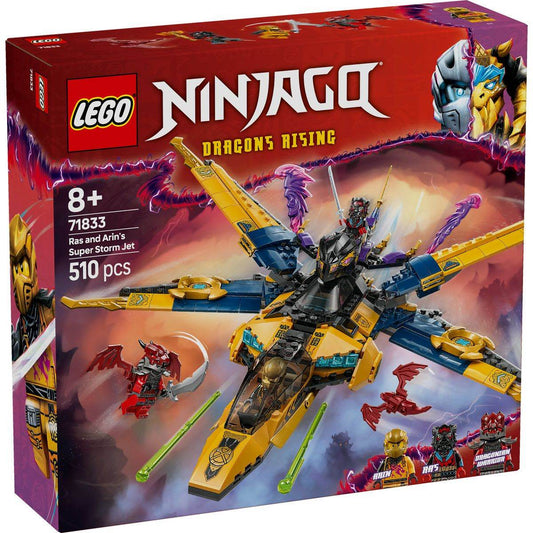 LEGO NINJAGO SUPERAVIONUL CU REACTIE AL LUI RAS SI ARIN 71833 - Atelieru' lui Mesterica