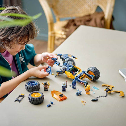 LEGO NINJAGO VEHICULUL DE TEREN NINJA AL LUI ARIN 71811 Atelieru' lui Mesterica | Jucarii, haine si incaltaminte pentru copii