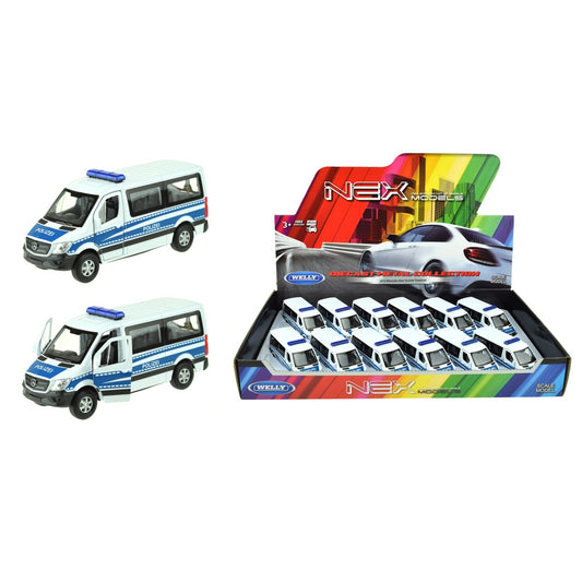 Masina Mercedes Benz Sprinter, politie, Welly - Toi-Toys
