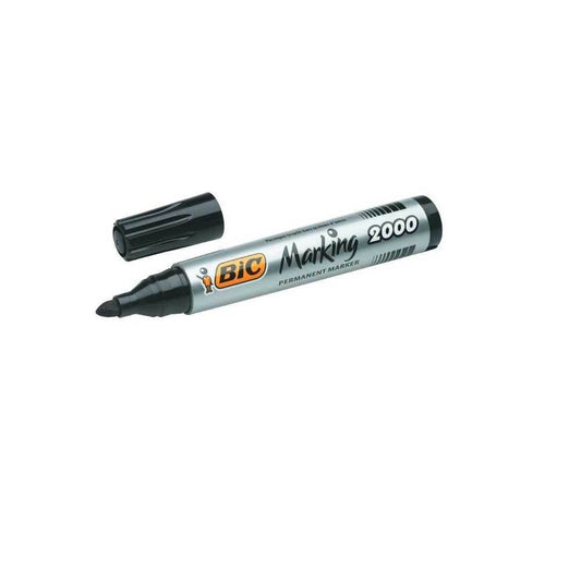 Marker permanent 2000 negru 12/cutie - BIC - Atelieru' lui Mesterica