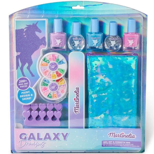 MARTINELIA GALAXY DREAMS SET INGRIJIRE UNGHII SI GEANTA COSMETICA - Atelieru' lui Mesterica