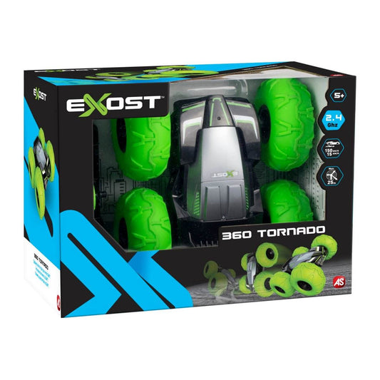 MASINA CU TELECOMANDA EXOST 360 TORNADO VERDE - Atelieru' lui Mesterica