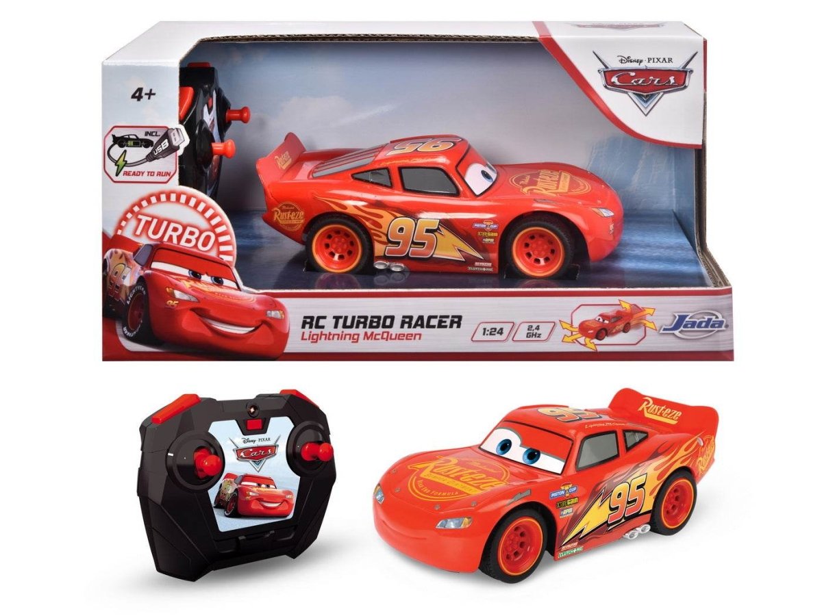 MASINA CU TELECOMANDA FULGER McQUEEN 17CM - Atelieru' lui Mesterica